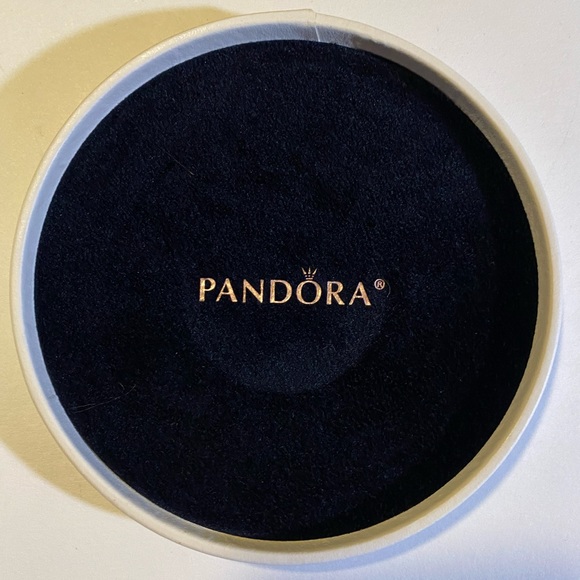 Pandora faux leather jewelry case GUC, might be a retired model 4 1/2”x 2 1/2” - Picture 9 of 12